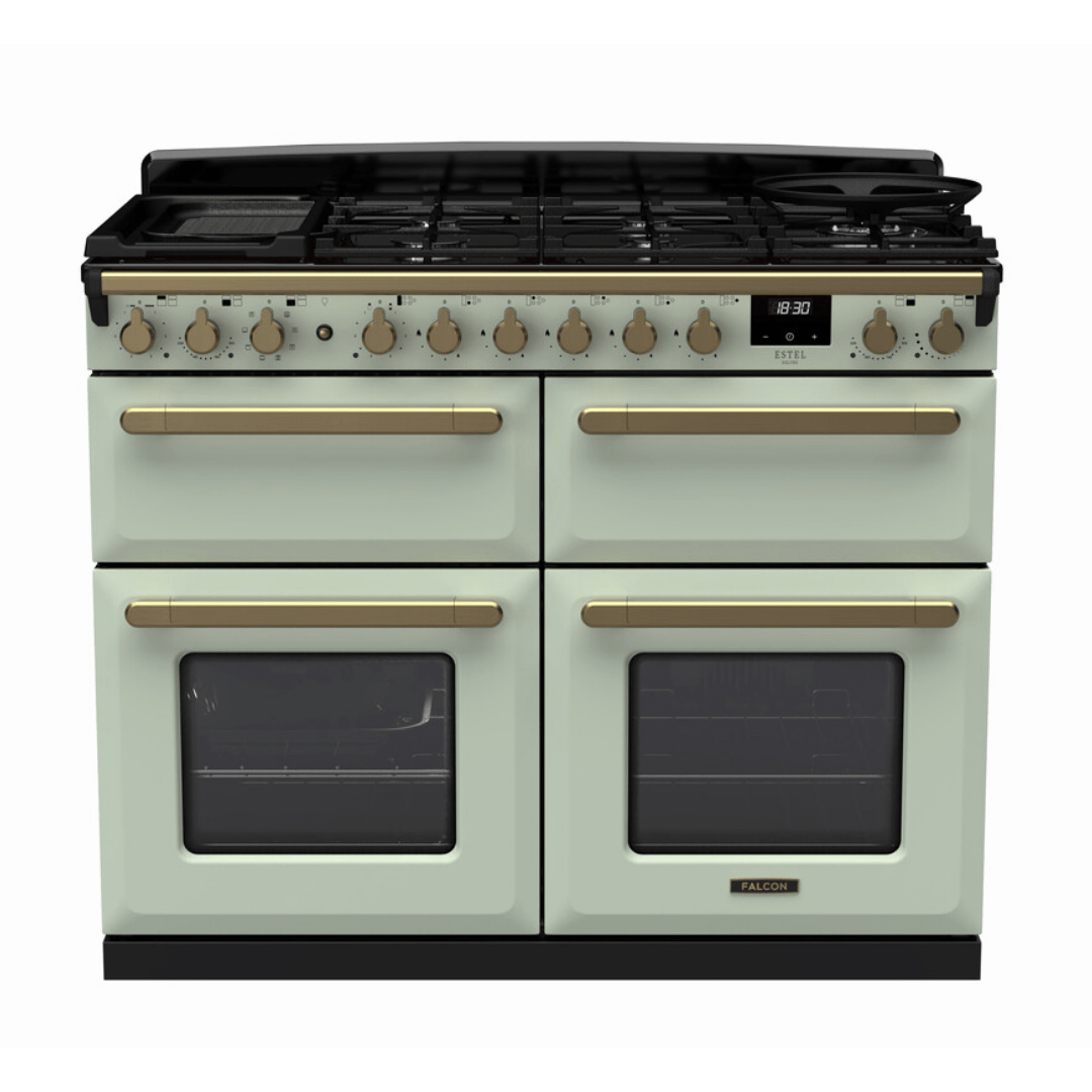 Rangemaster Estel Deluxe BC 110cm Dual Fuel Range Cooker - Carvers Interiors - Rangemaster