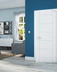 Seville White Primed - Fire Door 30 - Interior Door - Carvers Interiors - Deanta Doors
