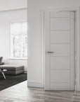 Seville White Primed - Fire Door 30 - Interior Door - Carvers Interiors - Deanta Doors