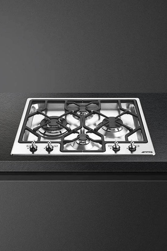 Smeg 60cm Classic Gas Hob - Carvers Interiors - Cookers and Bathroom Showroom Wolverhampton