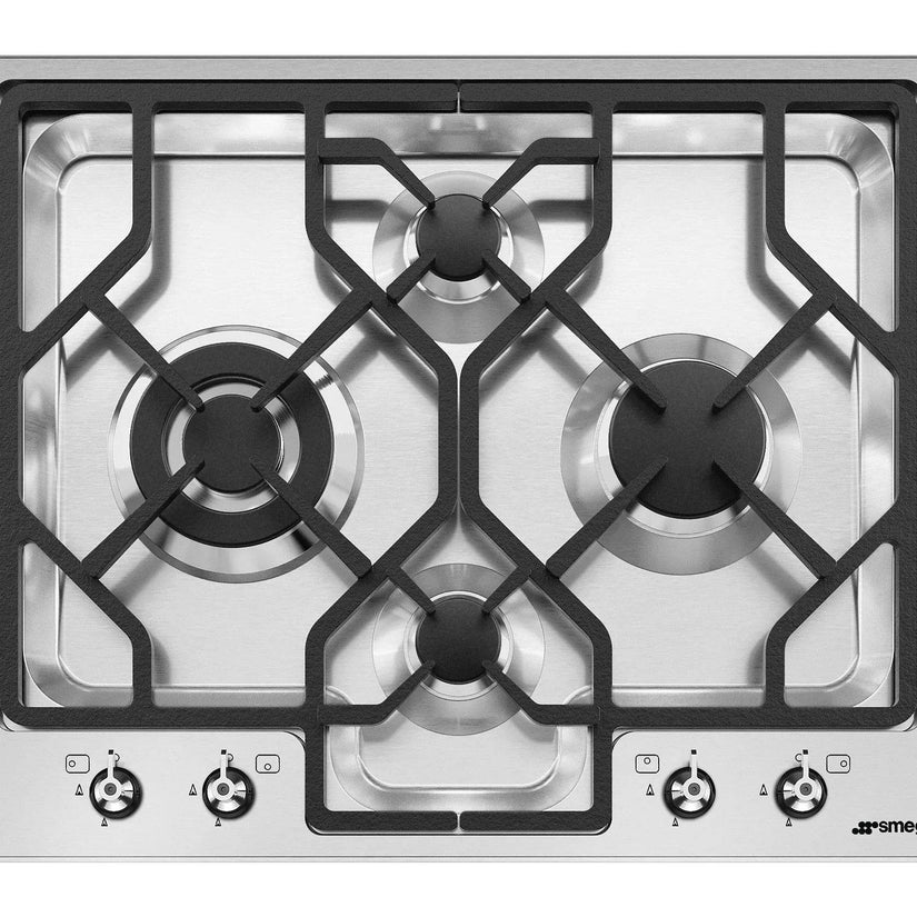 Smeg 60cm Classic Gas Hob - Carvers Interiors - Cookers and Bathroom Showroom Wolverhampton