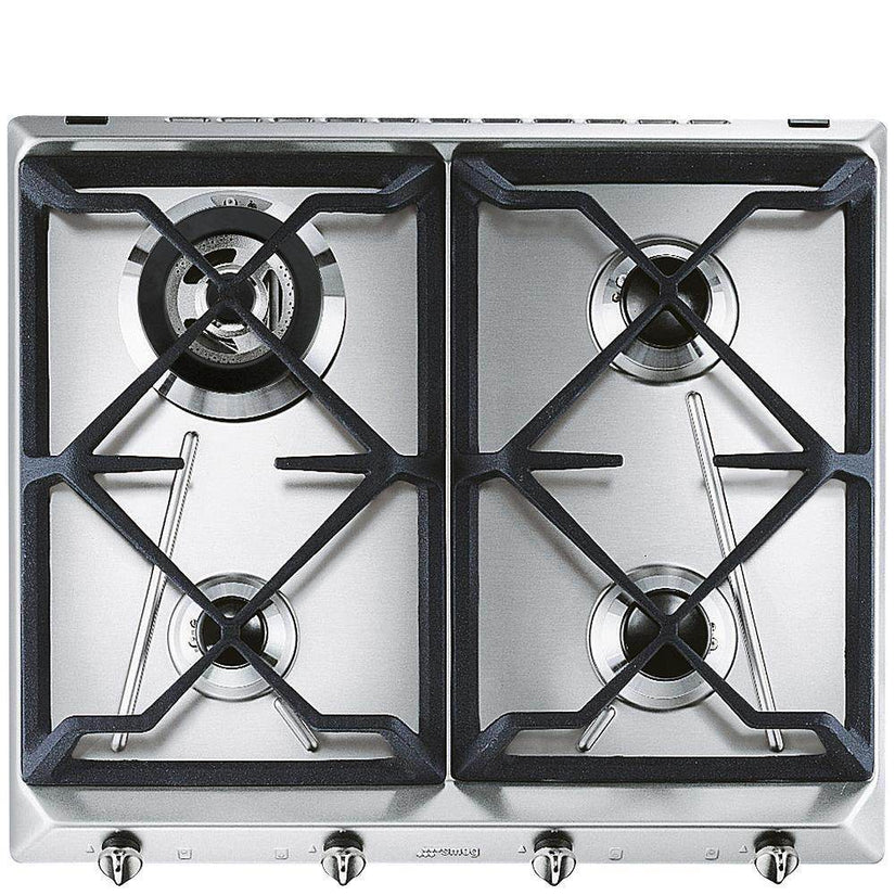 Smeg 60cm Contemporary Gas Hob - Carvers Interiors - Cookers and Bathroom Showroom Wolverhampton
