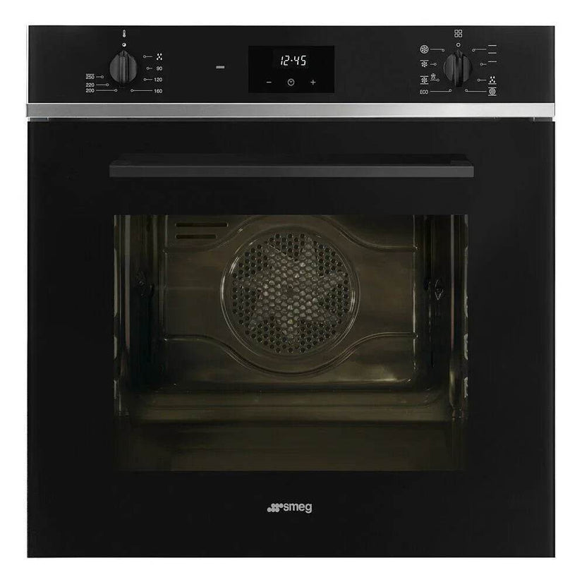 Smeg 60cm Cucina Built-In Single Oven, Black - Carvers Interiors - Cookers and Bathroom Showroom Wolverhampton