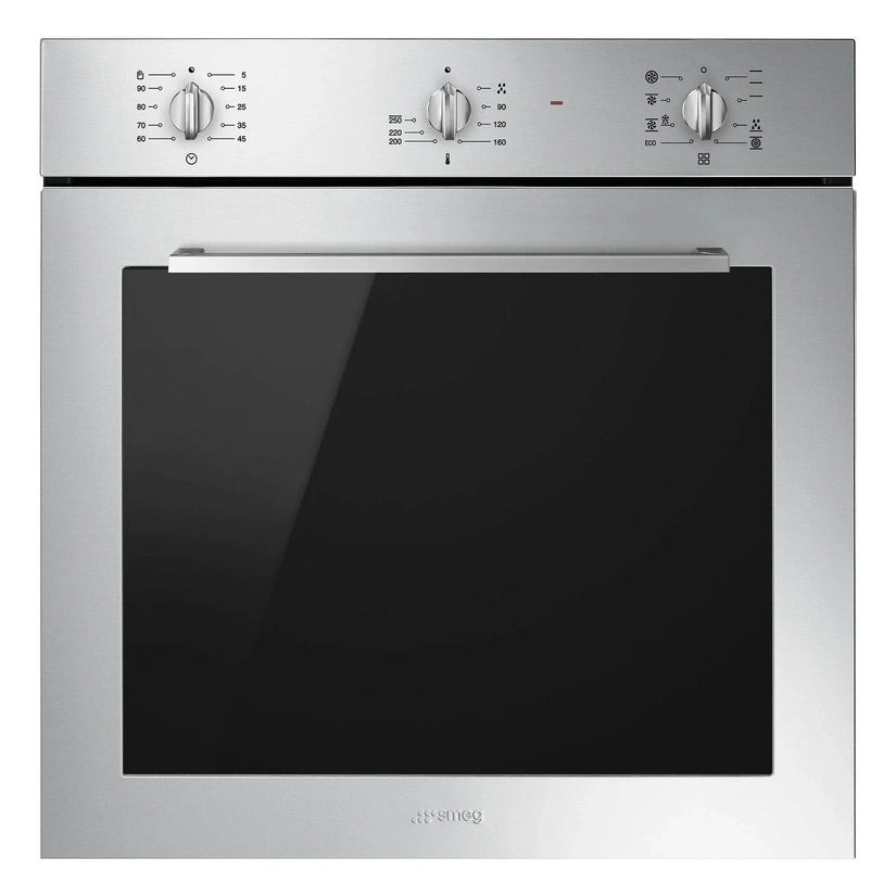Smeg 60cm Cucina Built-In Single Oven, Stainless Steel - Carvers Interiors - Cookers and Bathroom Showroom Wolverhampton