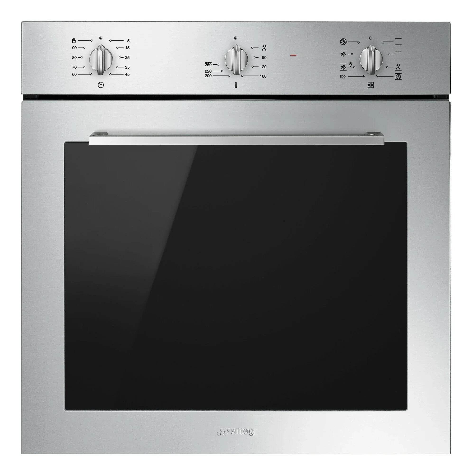 Smeg 60cm Cucina Built-In Single Oven, Stainless Steel - Carvers Interiors - Cookers and Bathroom Showroom Wolverhampton