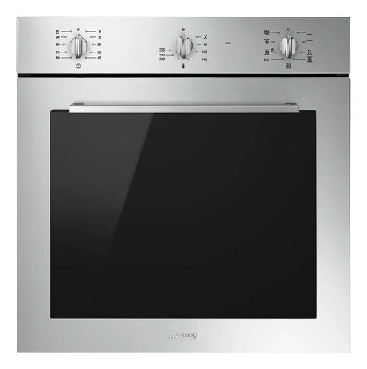 Smeg 60cm Cucina Built-In Single Oven, Stainless Steel - Carvers Interiors - Cookers and Bathroom Showroom Wolverhampton