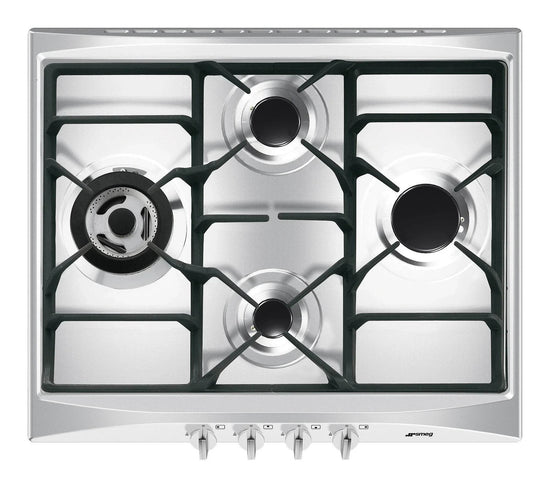 Smeg 60cm Cucina Gas Hob - Carvers Interiors - Cookers and Bathroom Showroom Wolverhampton