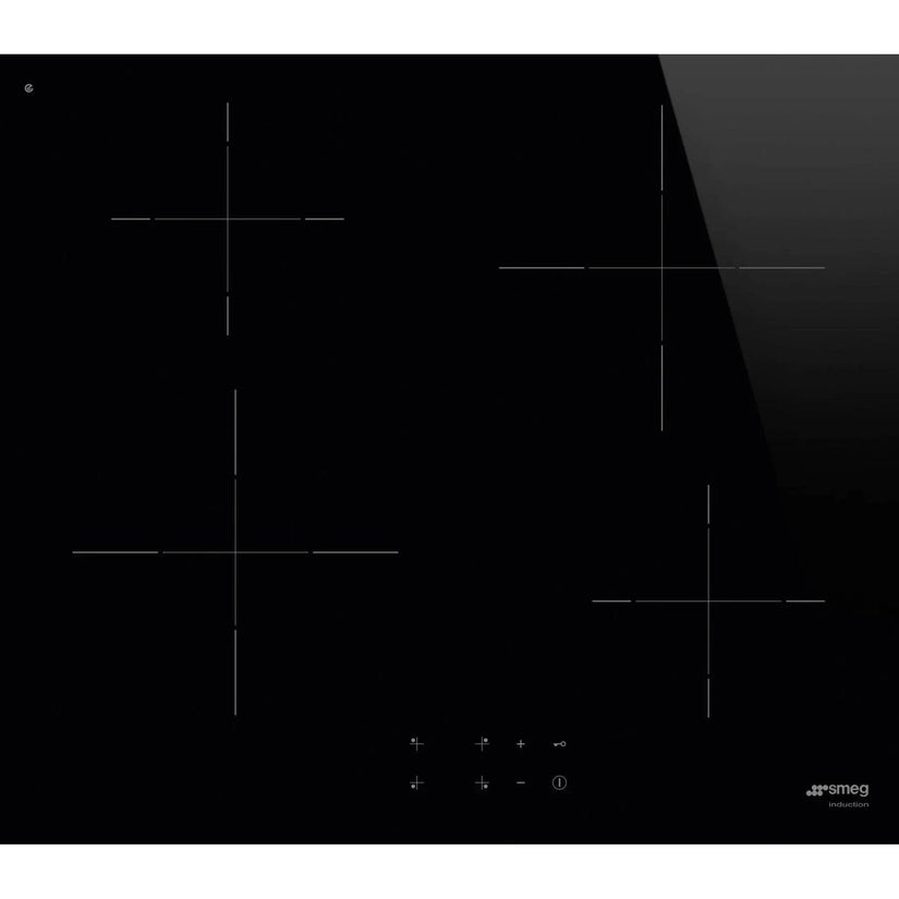 Smeg 60cm Universal Induction Hob, Black Glass - Carvers Interiors - Cookers and Bathroom Showroom Wolverhampton