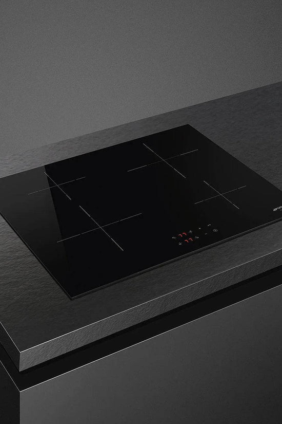 Smeg 60cm Universal Induction Hob, Black Glass - Carvers Interiors - Cookers and Bathroom Showroom Wolverhampton