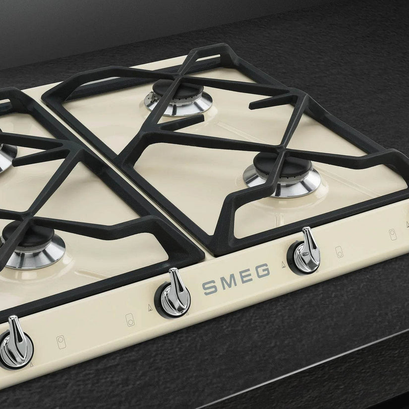 Smeg 60cm Victoria Gas Hob - Carvers Interiors - Cookers and Bathroom Showroom Wolverhampton