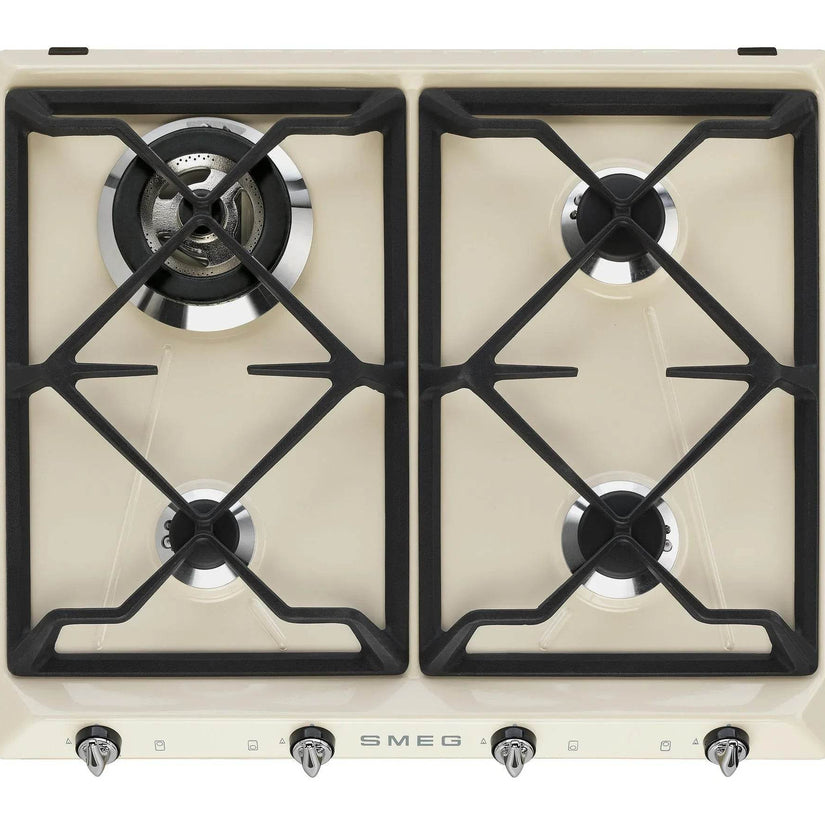Smeg 60cm Victoria Gas Hob - Carvers Interiors - Cookers and Bathroom Showroom Wolverhampton