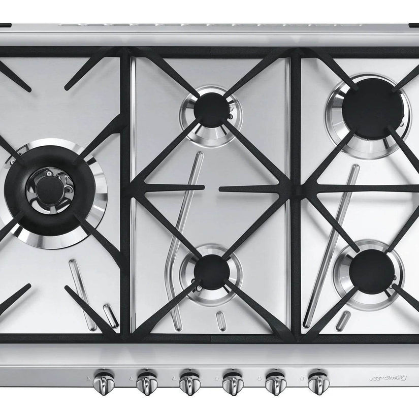 Smeg 70/75cm Contemporary Gas Hob - Carvers Interiors - Cookers and Bathroom Showroom Wolverhampton
