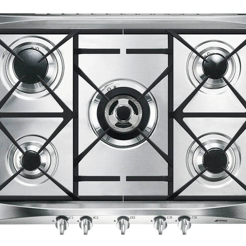 Smeg 70/75cm Cucina Gas Hob - Carvers Interiors - Cookers and Bathroom Showroom Wolverhampton