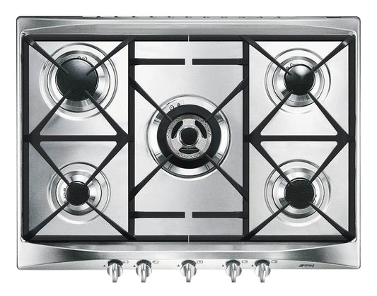 Smeg 70/75cm Cucina Gas Hob - Carvers Interiors - Cookers and Bathroom Showroom Wolverhampton