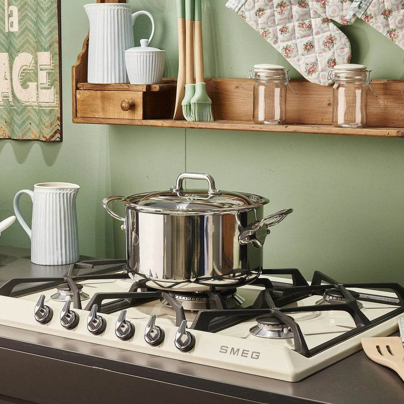 Smeg 70/75cm Victoria Gas Hob - Carvers Interiors - Cookers and Bathroom Showroom Wolverhampton