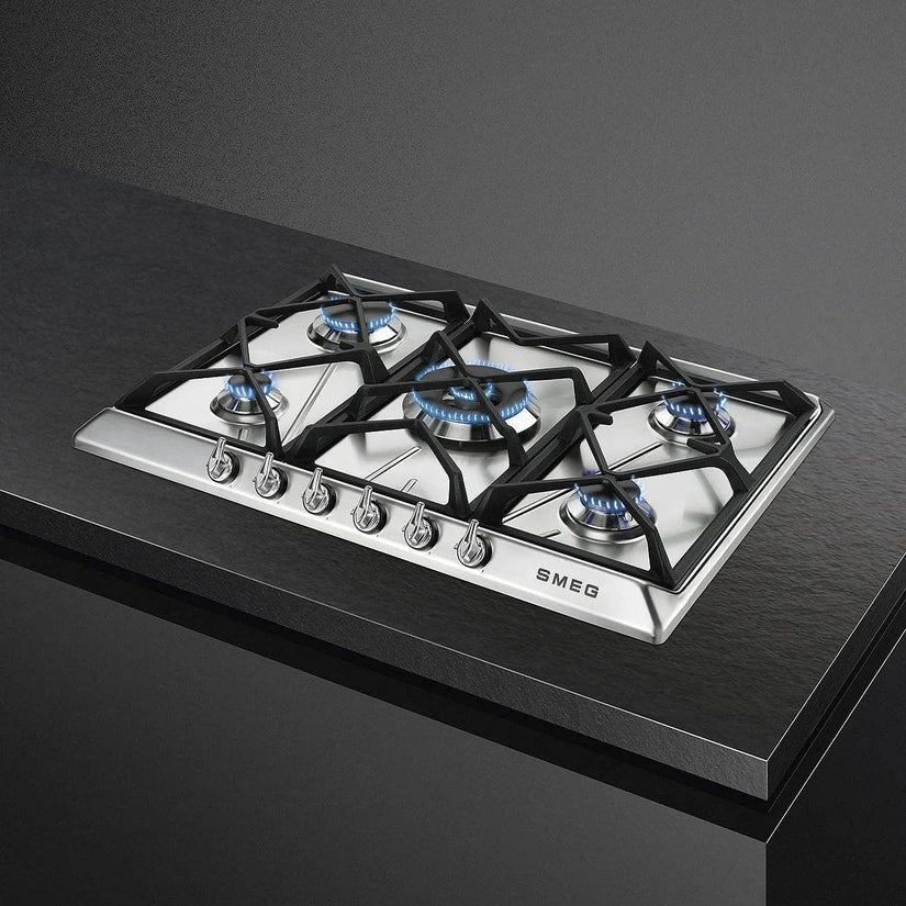 Smeg 70/75cm Victoria Gas Hob - Carvers Interiors - Cookers and Bathroom Showroom Wolverhampton