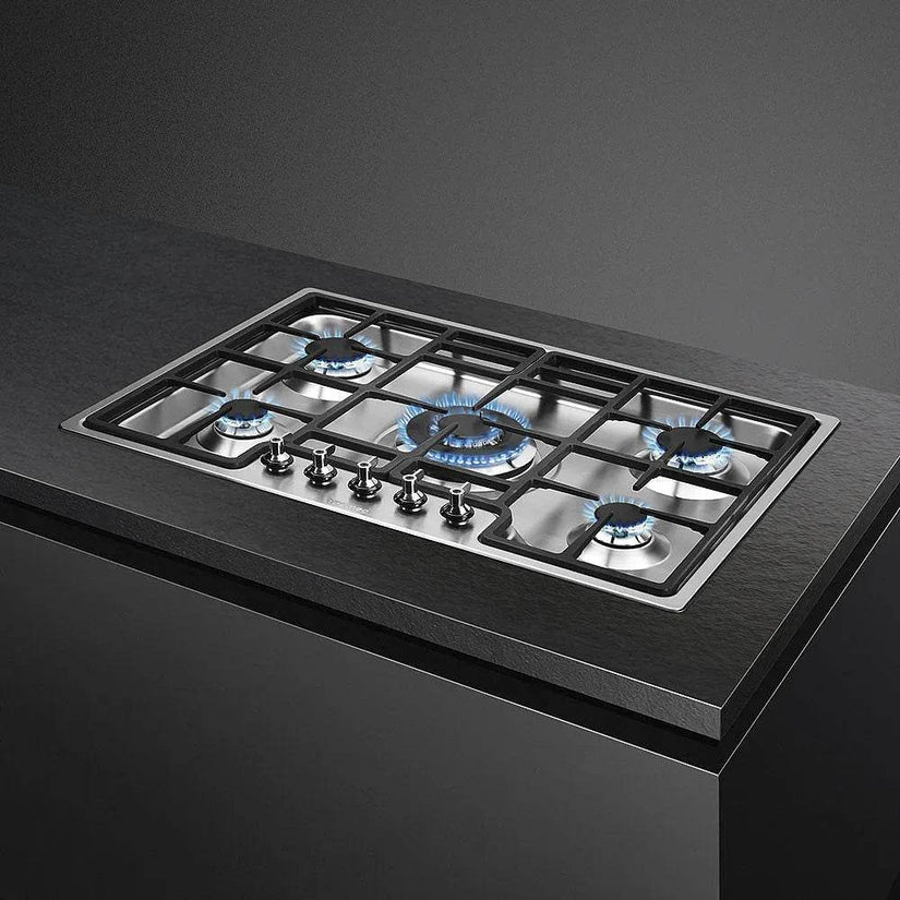Smeg 70cm Classic Gas Hob - Carvers Interiors - Cookers and Bathroom Showroom Wolverhampton