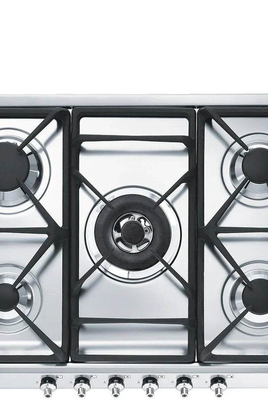 Smeg 70cm Classic Gas Hob, Stainless Steel - Carvers Interiors - Cookers and Bathroom Showroom Wolverhampton