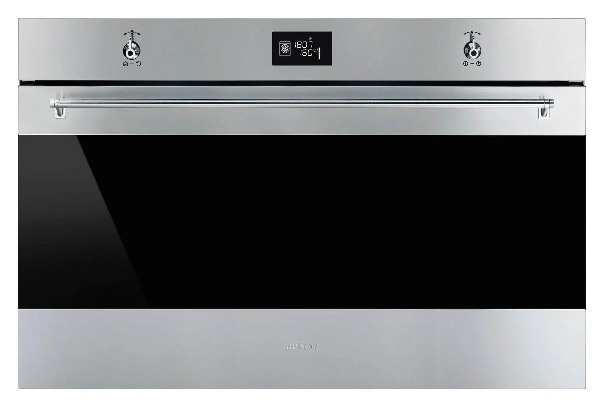 Smeg 90cm Classic Built - In Single Oven, Stainless steel - Carvers Interiors - Smeg