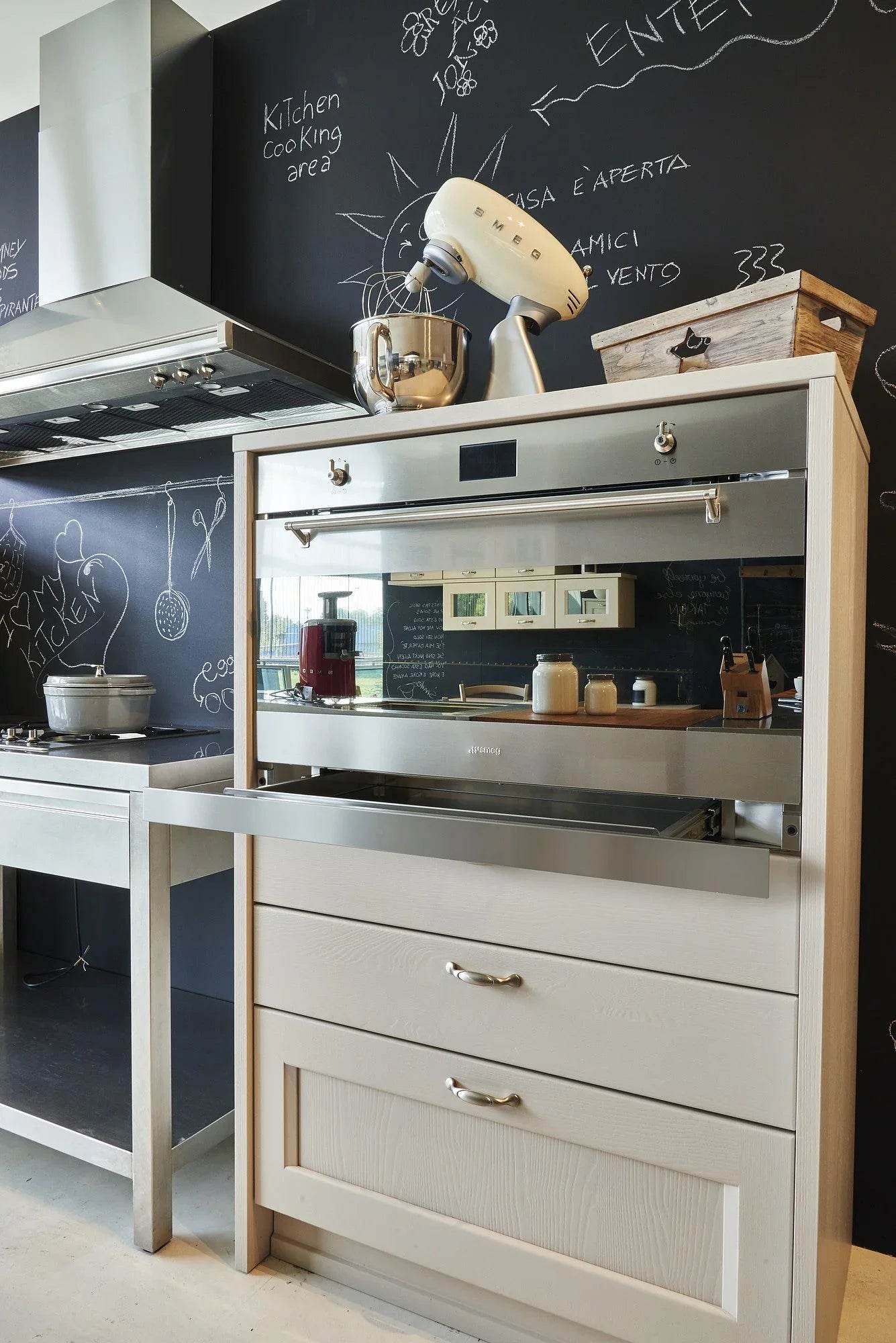 Smeg 90cm Classic Built - In Single Oven, Stainless steel - Carvers Interiors - Smeg