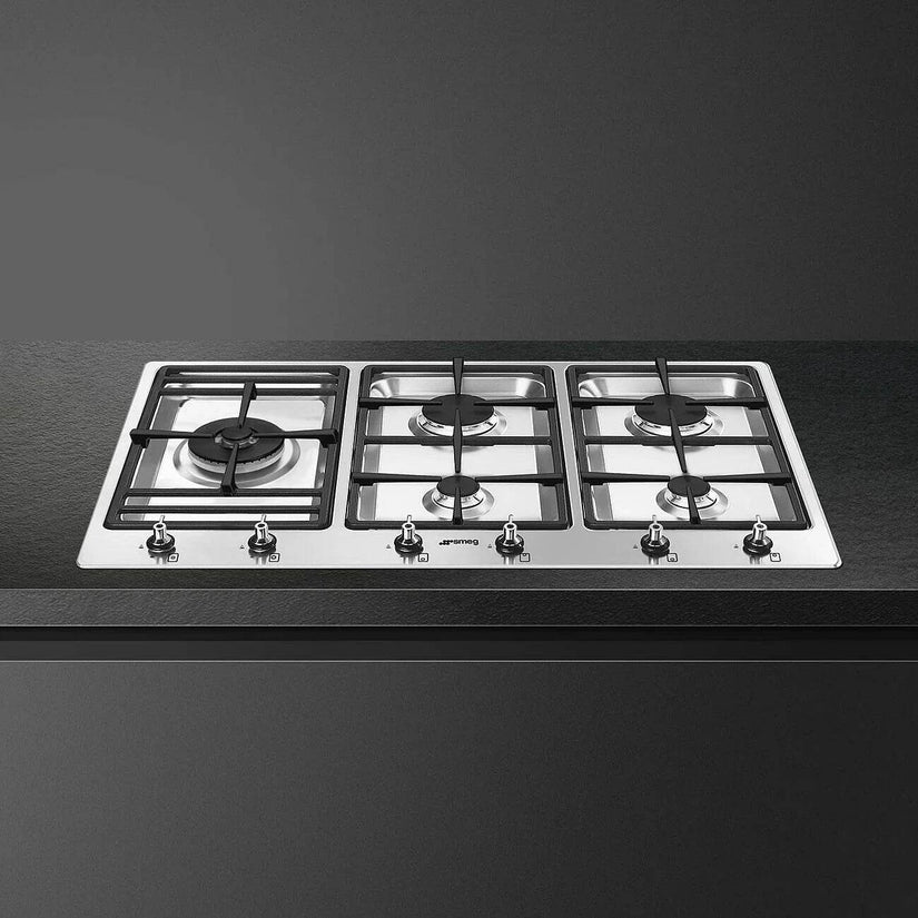 Smeg 90cm Classic Gas Hob - Carvers Interiors - Cookers and Bathroom Showroom Wolverhampton