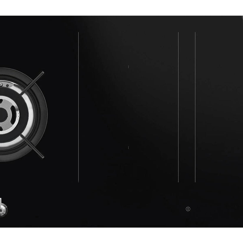 Smeg 90cm Classic Mixed Fuel Hob, Black - Carvers Interiors - Cookers and Bathroom Showroom Wolverhampton