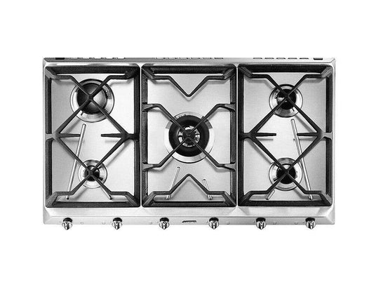 Smeg 90cm Contemporary Gas Hob - Carvers Interiors - Cookers and Bathroom Showroom Wolverhampton
