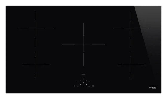 Smeg 90cm Universal Induction Hob, Black Glass - Carvers Interiors - Cookers and Bathroom Showroom Wolverhampton