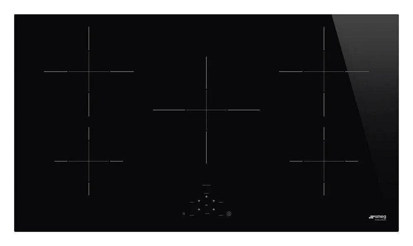 Smeg 90cm Universal Induction Hob, Black Glass - Carvers Interiors - Cookers and Bathroom Showroom Wolverhampton