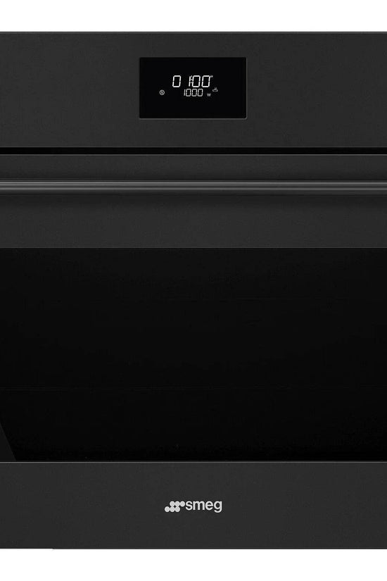 Smeg Classic 45cm Compact Built-In Oven & Microwave, Matt Black - Carvers Interiors - Cookers and Bathroom Showroom Wolverhampton