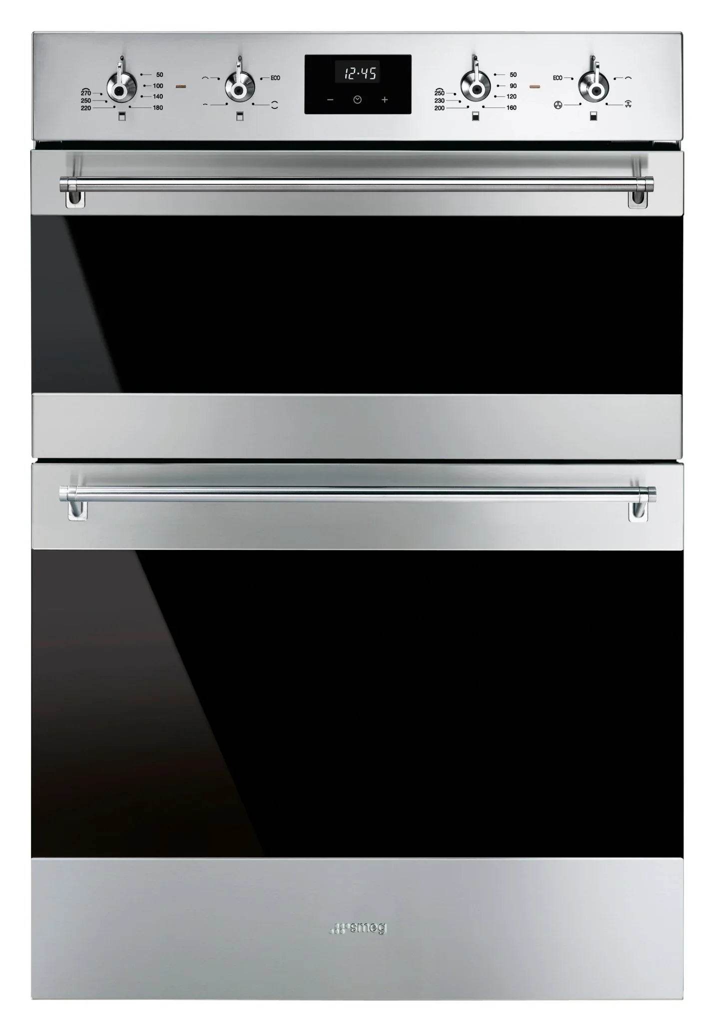 Smeg Classic 60cm Built - In Double Oven, Stainless Steel - Carvers Interiors - Smeg