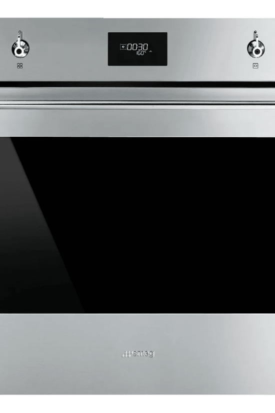 Smeg Classic 60cm Built-In Single Oven, Stainless steel - Carvers Interiors - Cookers and Bathroom Showroom Wolverhampton