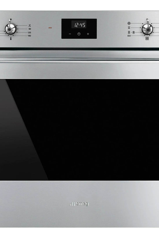 Smeg Classic 60cm Built-In Single Oven, Stainless steel - Carvers Interiors - Cookers and Bathroom Showroom Wolverhampton