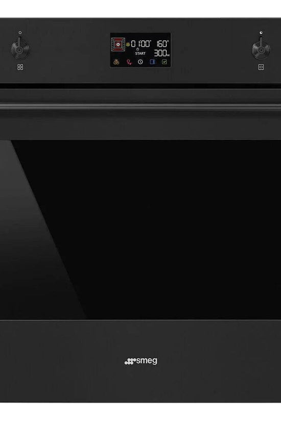 Smeg Classic 60cm Built-In Speedwave XL Single Oven, Matt Black - Carvers Interiors - Cookers and Bathroom Showroom Wolverhampton