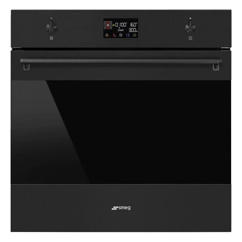 Smeg Classic 60cm Built-In Speedwave XL Single Oven, Matt Black - Carvers Interiors - Cookers and Bathroom Showroom Wolverhampton