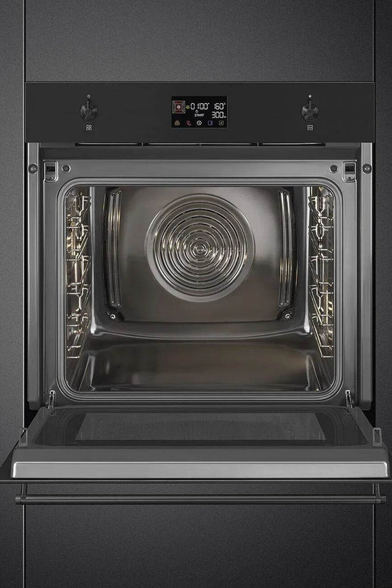 Smeg Classic 60cm Built-In Speedwave XL Single Oven, Matt Black - Carvers Interiors - Cookers and Bathroom Showroom Wolverhampton