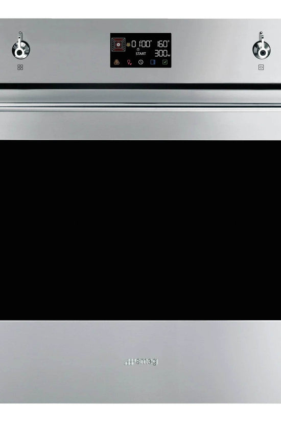 Smeg Classic 60cm Built-In Speedwave XL Single Oven, Stainless Steel - Carvers Interiors - Cookers and Bathroom Showroom Wolverhampton