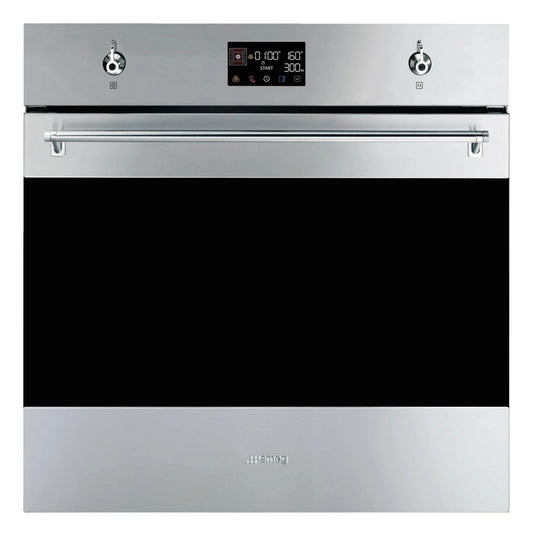 Smeg Classic 60cm Built-In Speedwave XL Single Oven, Stainless Steel - Carvers Interiors - Cookers and Bathroom Showroom Wolverhampton