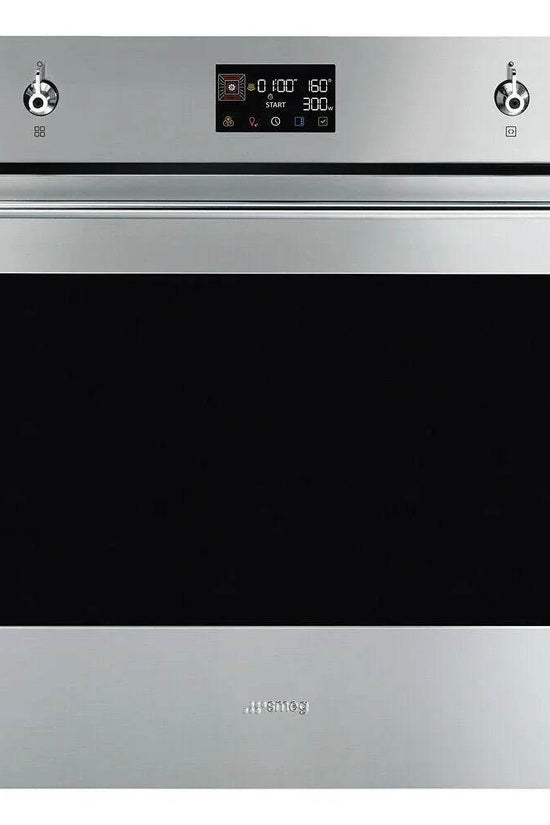 Smeg Classic 60cm Built-In Speedwave XL Single Oven, Stainless Steel - Carvers Interiors - Cookers and Bathroom Showroom Wolverhampton