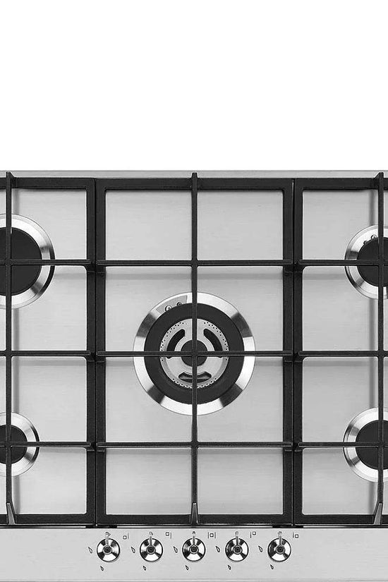 Smeg Classic 70cm Gas Hob, Stainless Steel - Carvers Interiors - Cookers and Bathroom Showroom Wolverhampton