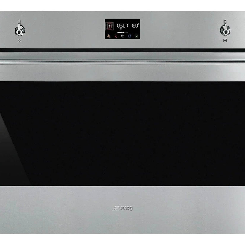 Smeg Classic 90cm Built-In Single Oven, Stainless steel - Carvers Interiors - Cookers and Bathroom Showroom Wolverhampton