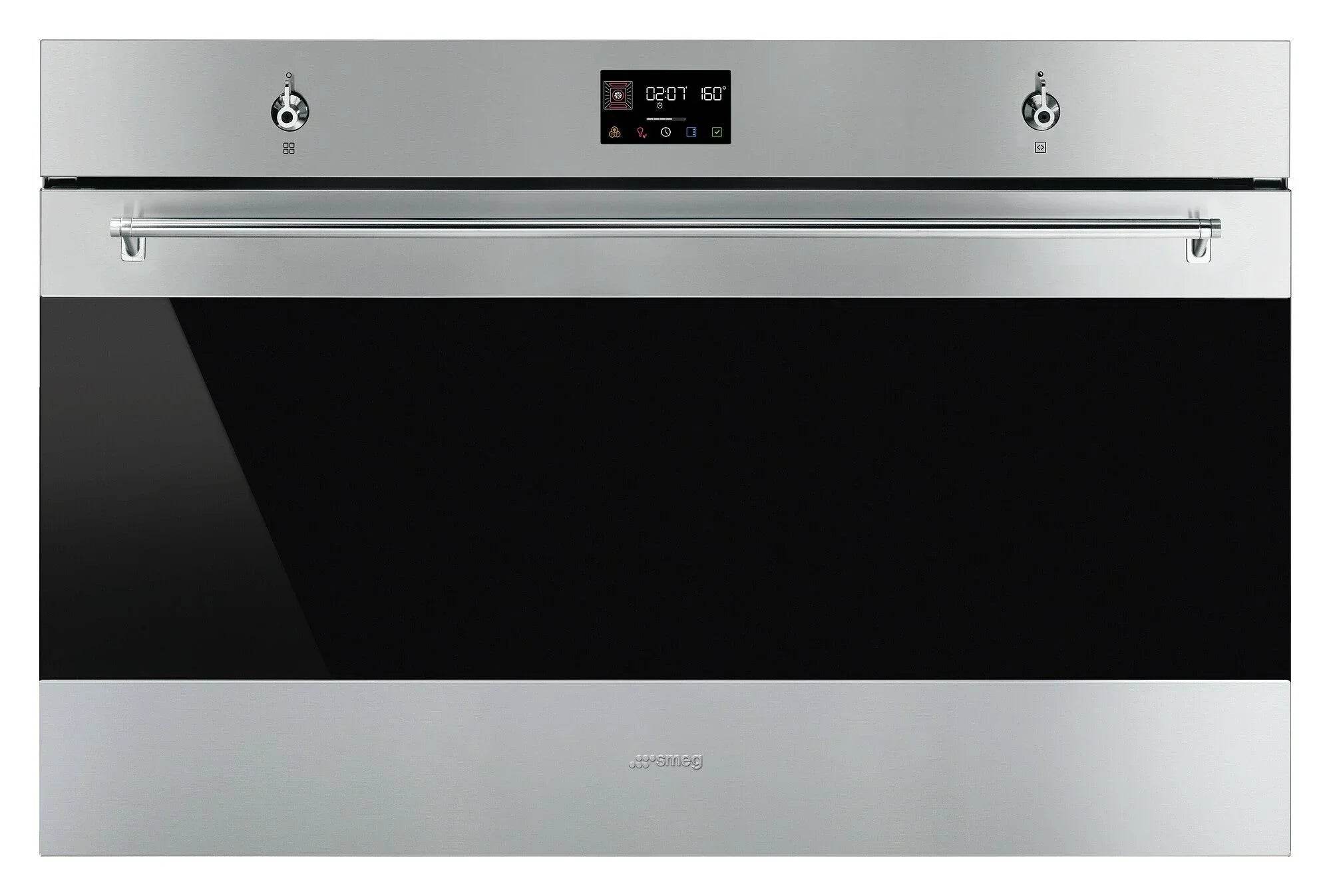 Smeg Classic 90cm Built - In Single Oven, Stainless steel - Carvers Interiors - Smeg