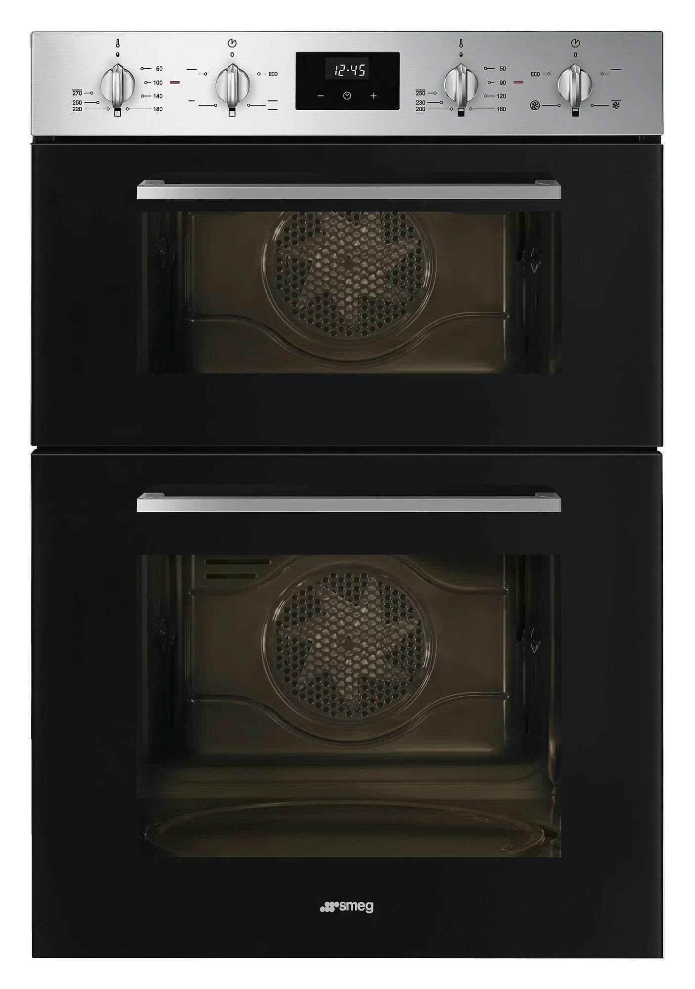 Smeg Cucina 60cm Built - In Double Oven, Black - Carvers Interiors - Smeg
