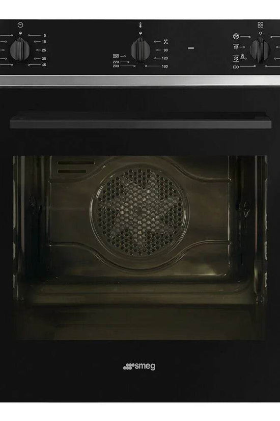 Smeg Cucina 60cm Built-In Single Oven, Black - Carvers Interiors - Cookers and Bathroom Showroom Wolverhampton