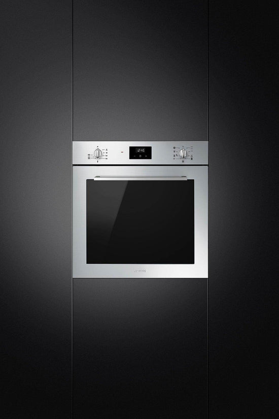 Smeg Cucina 60cm Built-In Single Oven, Stainless Steel - Carvers Interiors - Cookers and Bathroom Showroom Wolverhampton