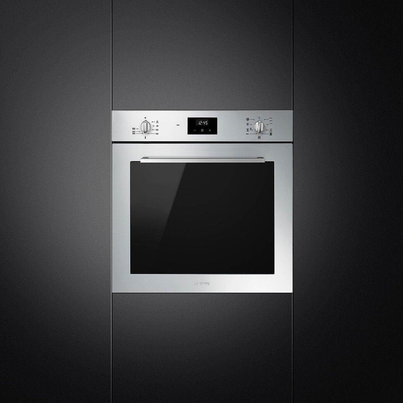 Smeg Cucina 60cm Built-In Single Oven, Stainless Steel - Carvers Interiors - Cookers and Bathroom Showroom Wolverhampton