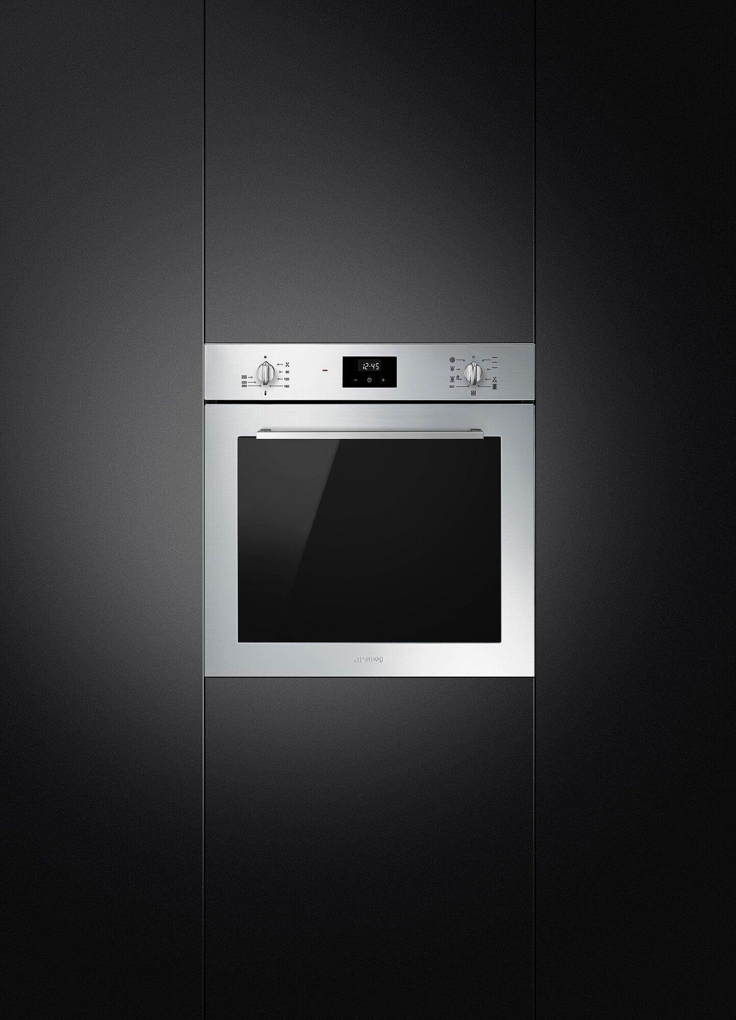 Smeg Cucina 60cm Built-In Single Oven, Stainless Steel - Carvers Interiors - Cookers and Bathroom Showroom Wolverhampton