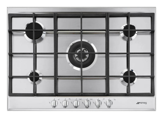 Smeg Cucina 70/75cm Gas Hob - Carvers Interiors - Cookers and Bathroom Showroom Wolverhampton