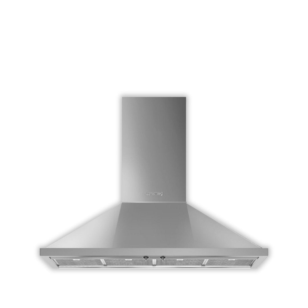 Smeg Portofino 120cm Chimney Hood KPF12 - Carvers Interiors - Carvers Interior