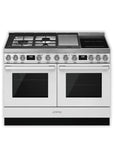 Smeg Portofino 120cm Duel Fuel Cooker CPF120IGMPBL - White - Carvers Interiors - Carvers Interior